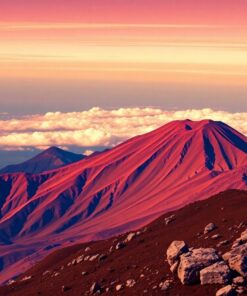 Sepia Haleakala Summit Trek Paint By Numbers