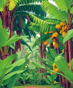Banana Grove Paint Numbers