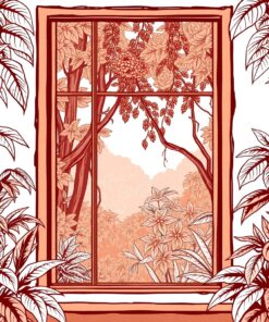 Window View Paint Numbers