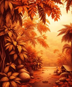 Tropical Cacao Paint Numbers