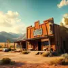 Sepia Trading Post Relic Paint By Numbers