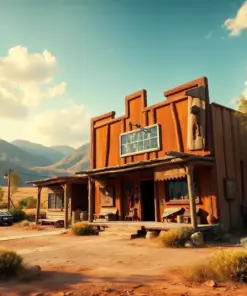 Sepia Trading Post Relic Paint By Numbers