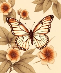 Butterfly Study Paint Numbers