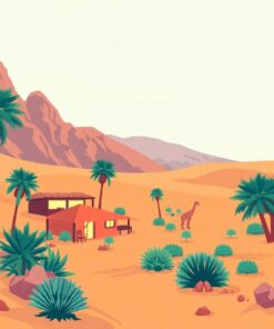 Desert Camp Paint Numbers