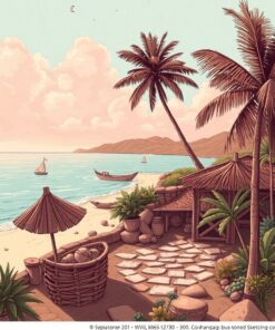 Island Retreat Paint Numbers