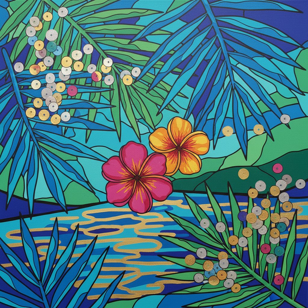 sequins-among-palm-fronds-paint-by-numbers-kit-tropical