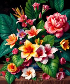 Baroque Blooms Paint Numbers