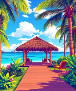 Cabana Morning Paint Numbers