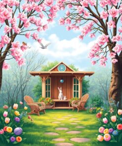 Easter Sanctuary Paint Numbers