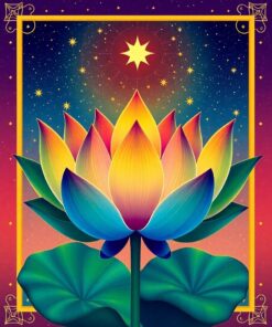 Star Lotuses Paint Numbers