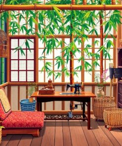 Vintage Bamboo Paint Numbers