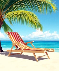 Beach Lounger Paint Numbers