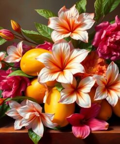 Mangoes Blooms Paint Numbers