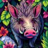 Tropical Boar Paint Numbers