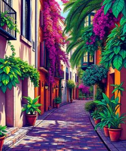 Mosaic Street Paint Numbers