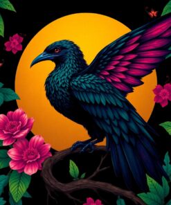 Shadowed Tropical Omen Paint By Numbers