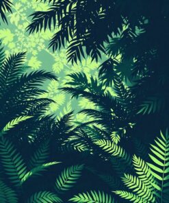 Jungle Ferns Paint Numbers