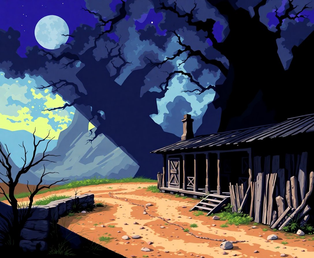 shadows-engulfing-colonial-outpost-paint-by-numbers-kit