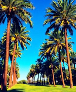 Vintage Palms Paint Numbers