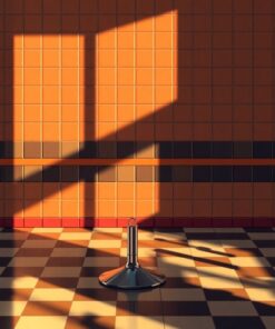 Checkered Tiles Paint Numbers