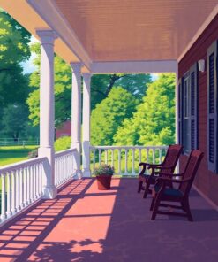 Shadows On The Porch Paint By Numbers