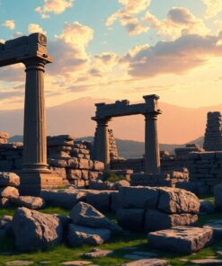 Shadows Over Ancient Stones Paint By Numbers