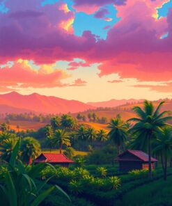 Realistic Plantations Paint Numbers