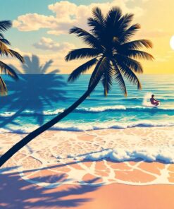 Realistic Surf Paint Numbers