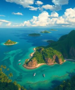 Tropical Isles Paint Numbers