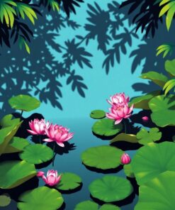 Tropical Ponds Paint Numbers