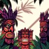 Tropical Tikis Paint Numbers