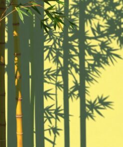 Shadows Through Vintage Bamboo Paint By Numbers