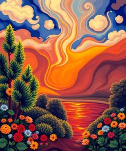 Vintage Awnings Paint Numbers