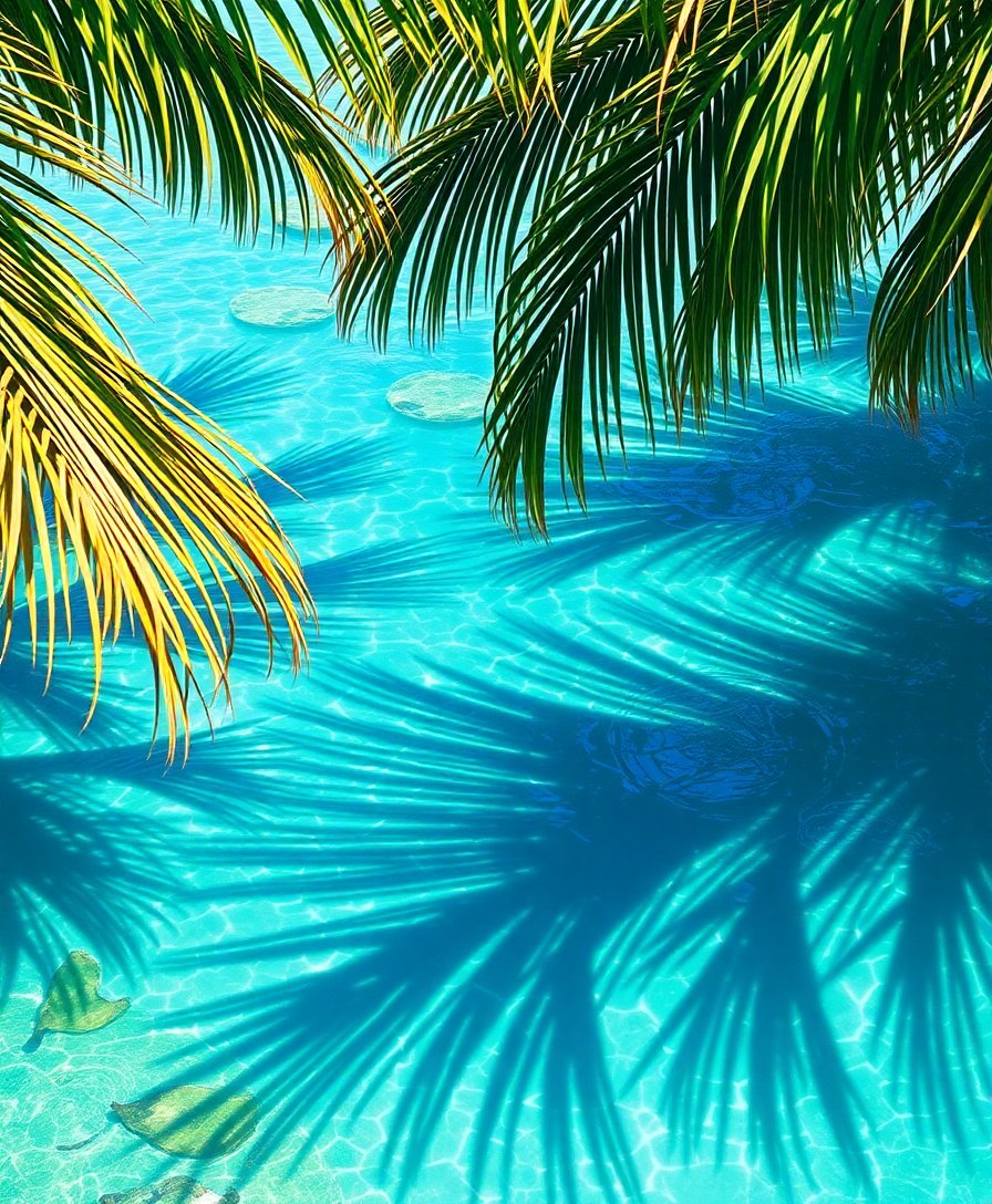 Palm Shadows Paint Numbers Palm Shadows Paint Numbers