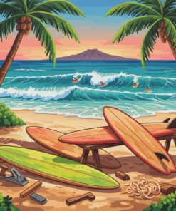 Shaping Tropical Balsa Boards Paint By Numbers