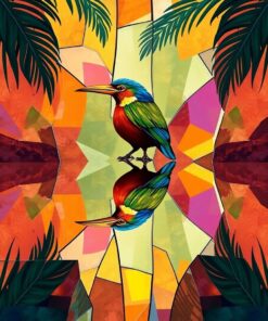 Bird Reflection Paint Numbers