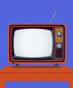 Retro Television Paint Numbers