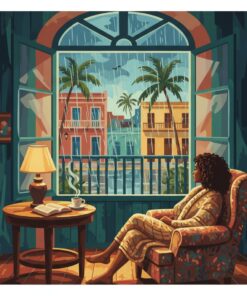 Sheltered Cuban Rainy Study Paint By Numbers