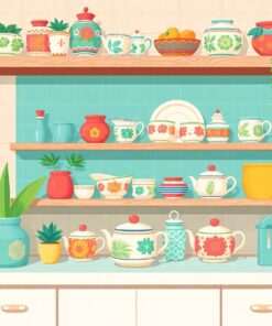 Retro Ceramics Paint Numbers