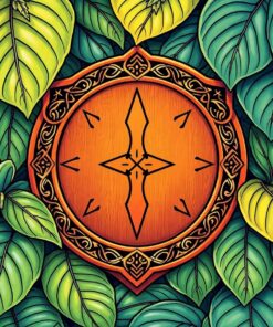 Tropical Leaves Paint Numbers