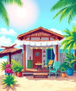 Vintage Cabana Paint Numbers