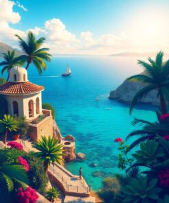 Tropical Waters Paint Numbers