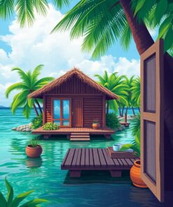 Island Slumber Paint Numbers