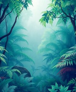 Jungle Mist Paint Numbers