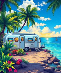 Coastal Oasis Paint Numbers