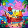 Sinbad Tropical Island Quest Paint By Numbers