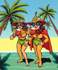 Coconuts Costume Paint Numbers