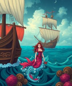 Vintage Galleon Paint Numbers