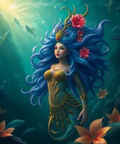 Siren Of Tropical Depths Paint By Numbers