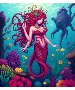 Tropical Reefs Paint Numbers